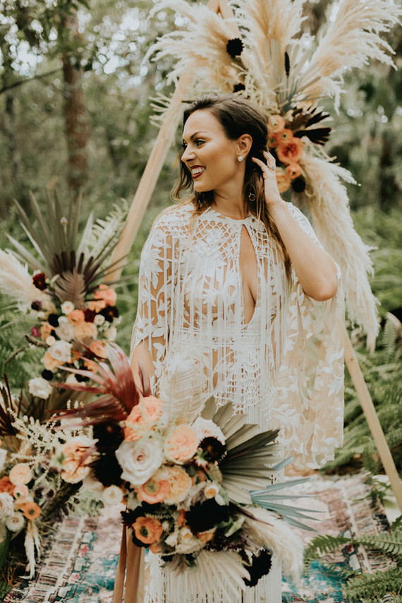 Southern bohemian elopement inspiration
