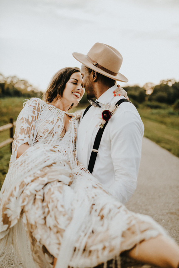 Southern bohemian elopement inspiration