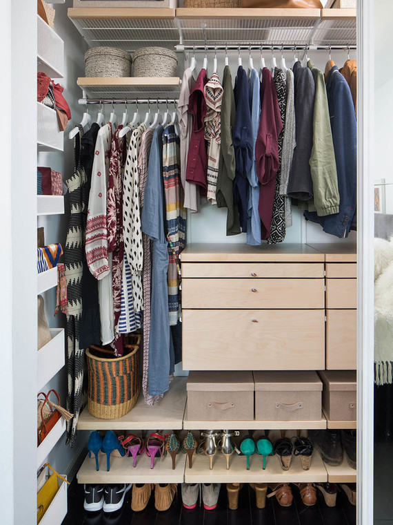 Master closet makeover