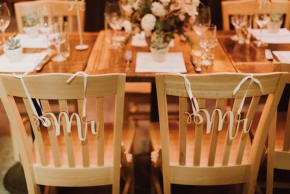 Modern same sex wedding at Foreign Cinema in San Francisco