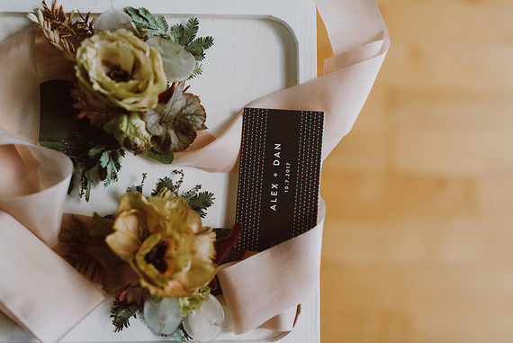 Modern same sex wedding at Foreign Cinema in San Francisco