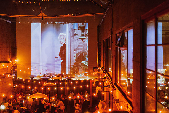 Modern same sex wedding at Foreign Cinema in San Francisco