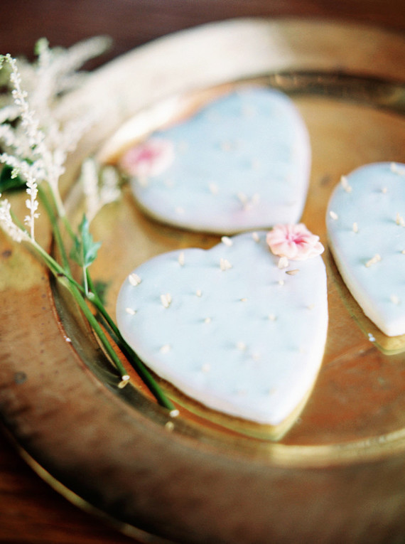 cactus heart cookies