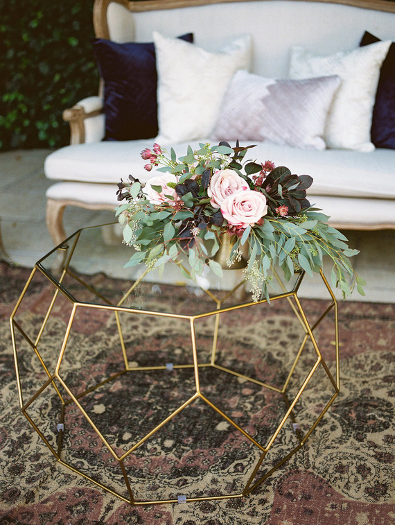 Jewel Tone garden wedding editorial at Eden Gardens