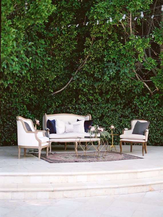 Jewel Tone garden wedding editorial at Eden Gardens