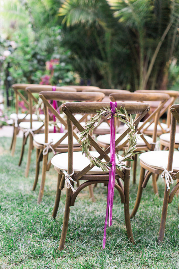 Jewel Tone garden wedding editorial at Eden Gardens