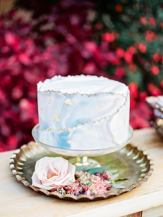 Jewel Tone garden wedding editorial at Eden Gardens