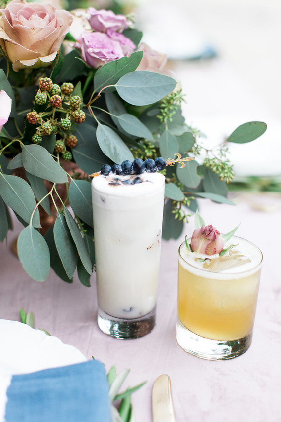 Jewel Tone garden wedding editorial at Eden Gardens