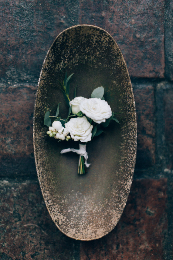 Intimate winter wedding at Chateau de Montplaisant in France