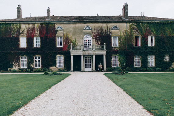 Intimate winter wedding at Chateau de Montplaisant in France