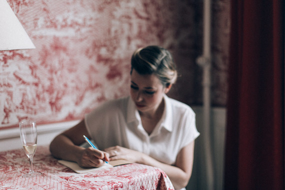 Intimate winter wedding at Chateau de Montplaisant in France