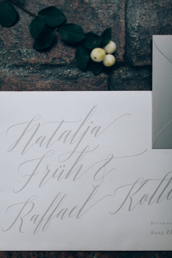 Intimate winter wedding at Chateau de Montplaisant in France