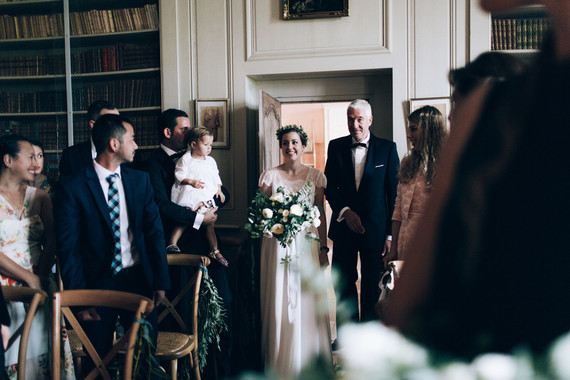 Intimate winter wedding at Chateau de Montplaisant in France