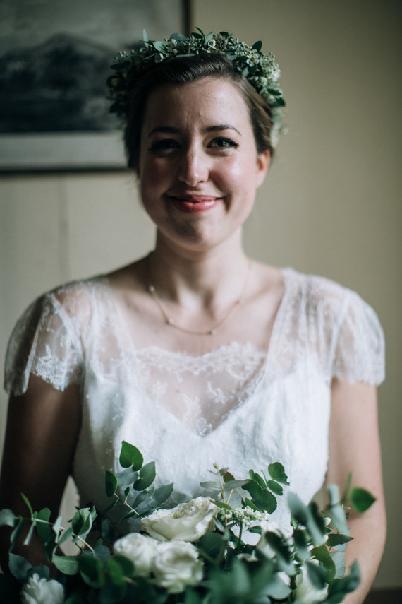 Intimate winter wedding at Chateau de Montplaisant in France