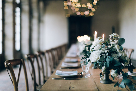 Intimate winter wedding at Chateau de Montplaisant in France