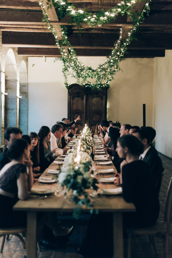 Intimate winter wedding at Chateau de Montplaisant in France