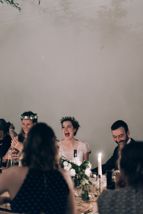 Intimate winter wedding at Chateau de Montplaisant in France