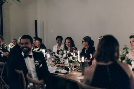 Intimate winter wedding at Chateau de Montplaisant in France