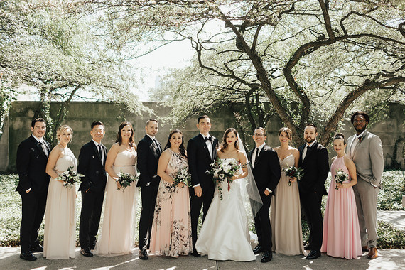 Modern winter Chicago wedding at the Chicago Athletic Association