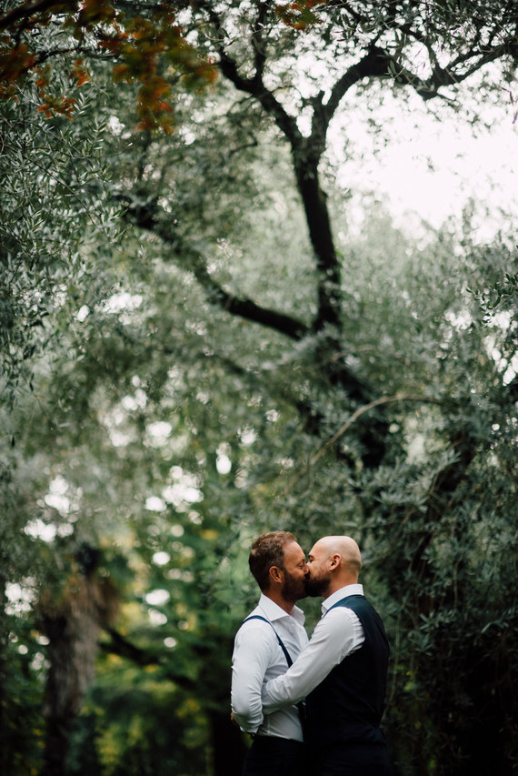 Winter same sex elopement in Veneto Italy
