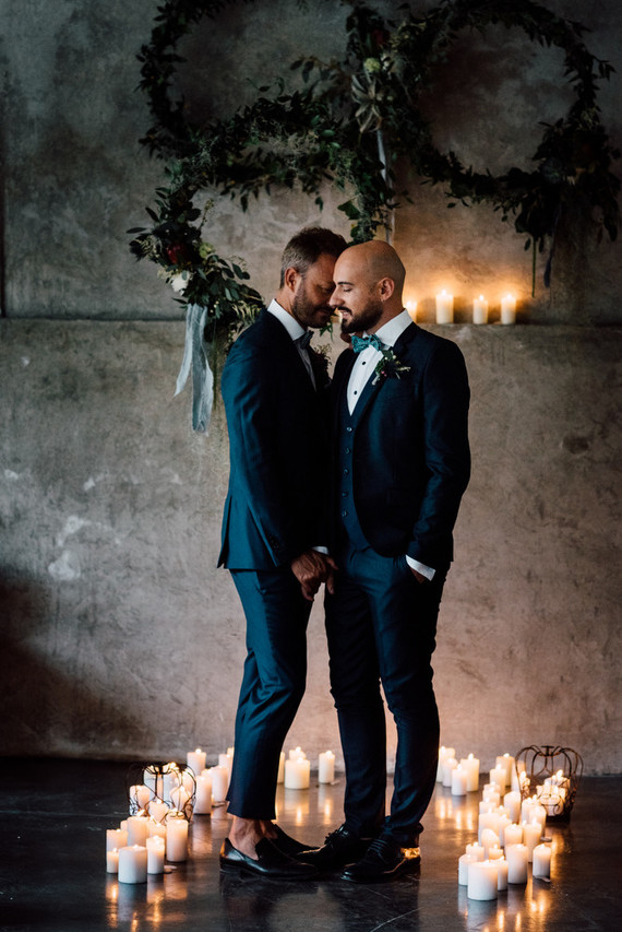 Winter same sex elopement in Veneto Italy