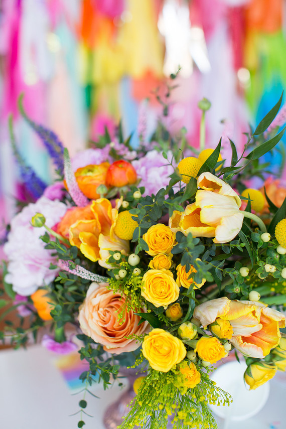 Rainbow pastel unicorn birthday party Inspiration