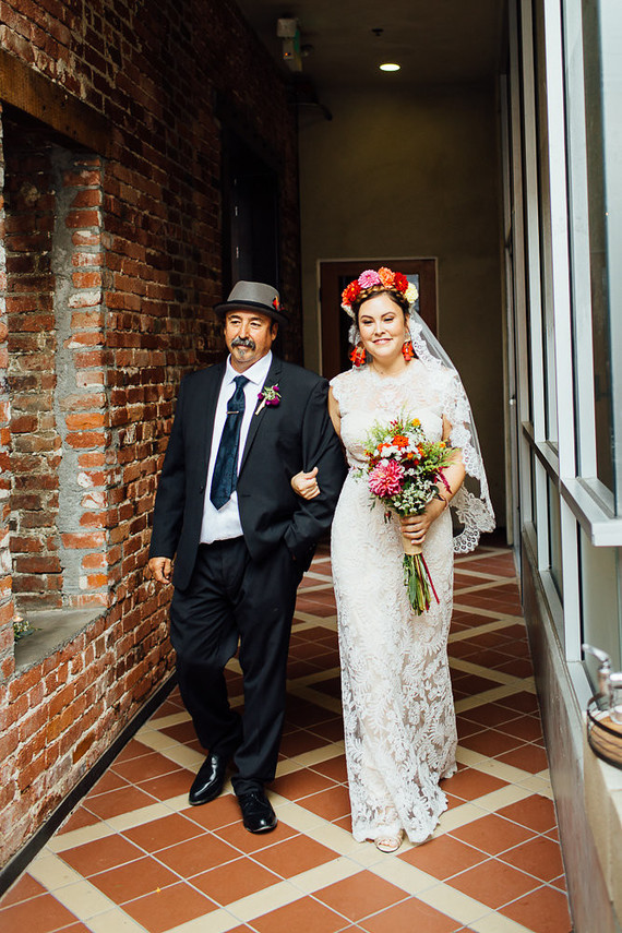 Mexican vintage-inspired wedding at Howl Long Beach