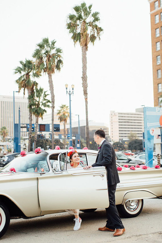 Mexican vintage-inspired wedding at Howl Long Beach