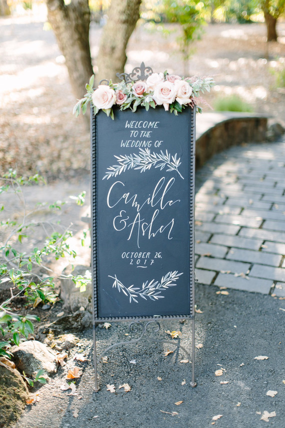 wedding chalkboard sign