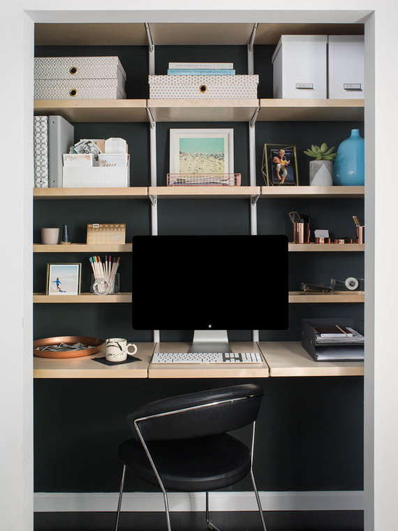 Closet home office