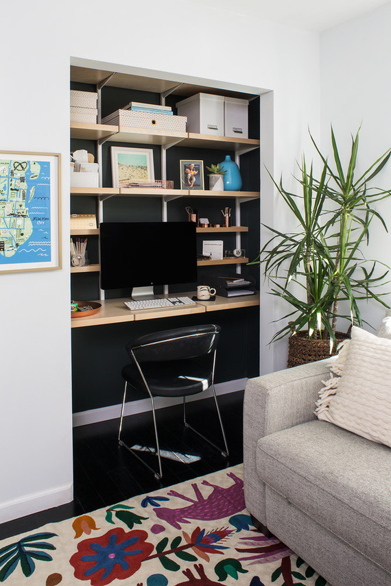 Closet home office