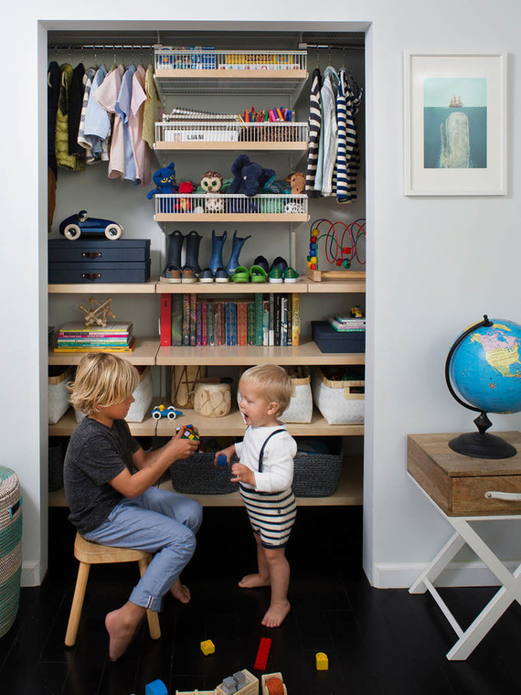 Boys shared closet