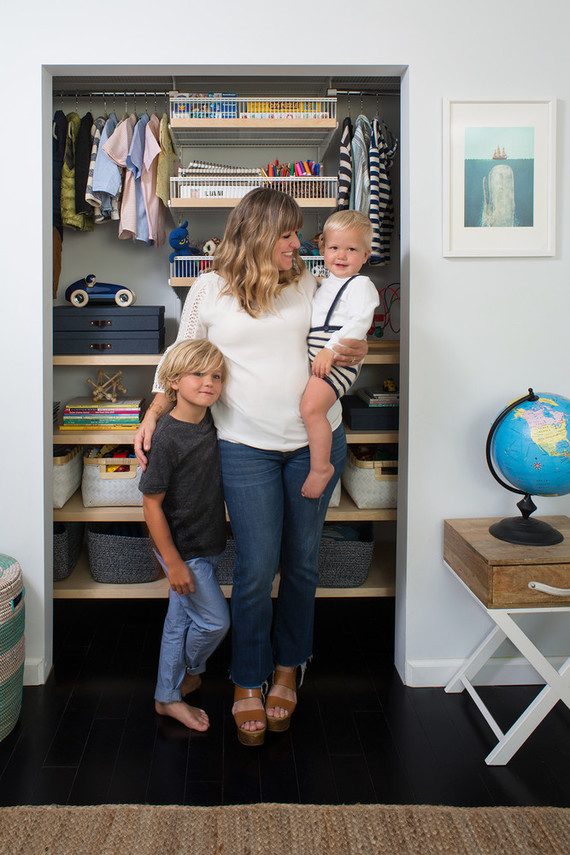Boys shared closet