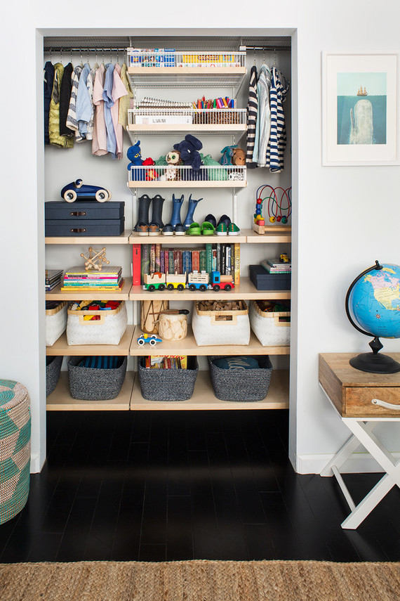 Boys shared closet