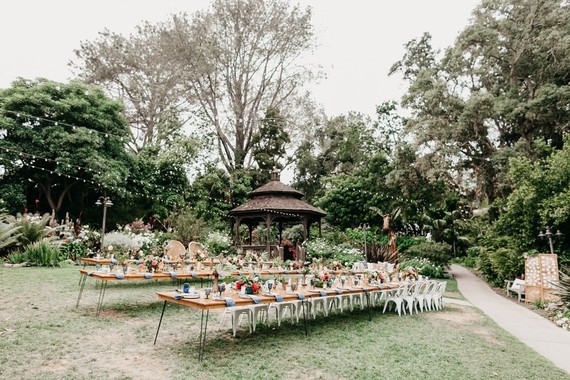 Modern tropical wedding at the San Diego Botanic Garden Inspiration