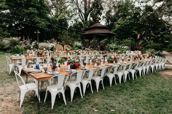 Modern tropical wedding at the San Diego Botanic Garden Inspiration
