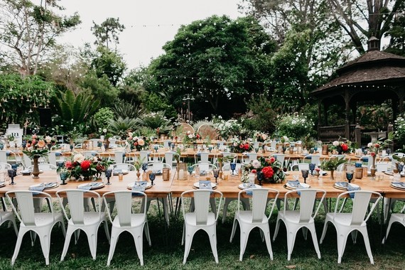 Modern tropical wedding at the San Diego Botanic Garden Inspiration