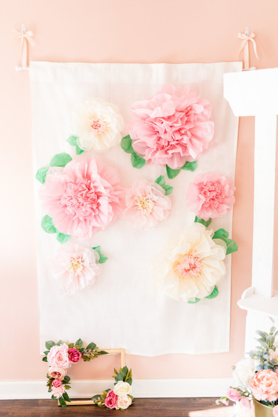 Pink floral first birthday party ideas on 100 Layer Cakelet Inspiration