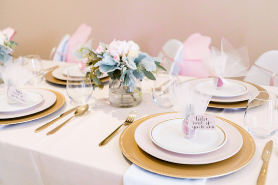 Pink floral first birthday party ideas on 100 Layer Cakelet