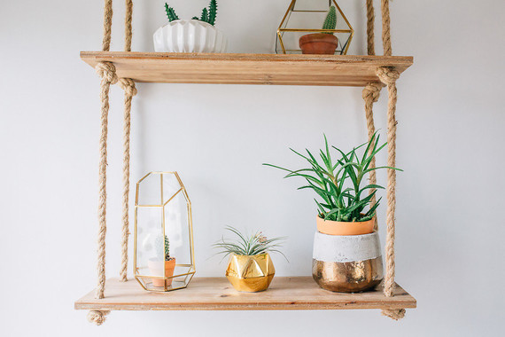 Vintage modern girl's nursery and newborn photos