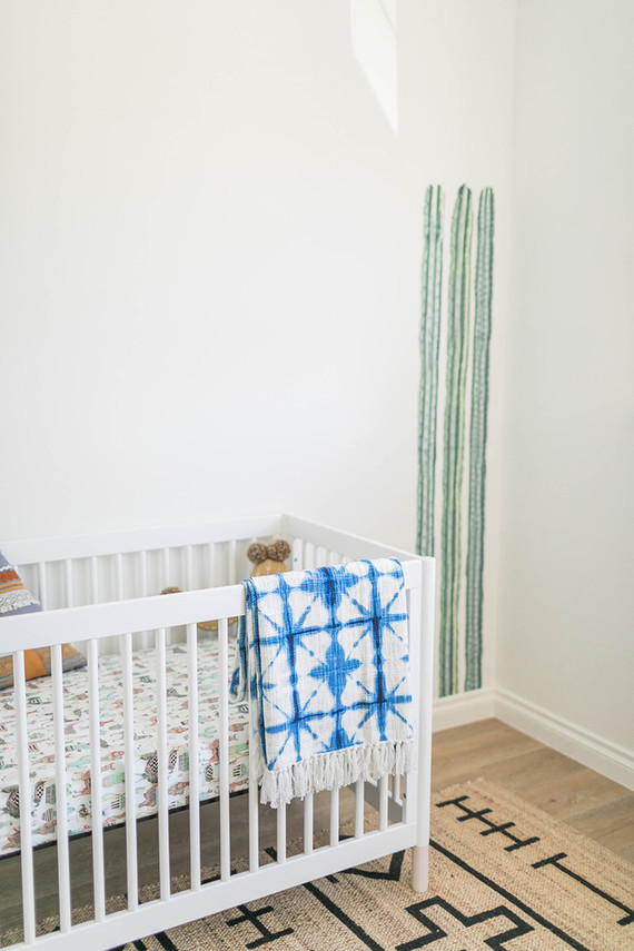 minimal white boy's nursery ideas