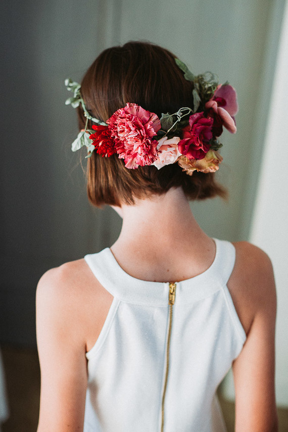 flower girl flower crown