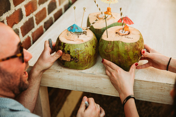 Stylish tropical wedding at Flora Farms in Cabo