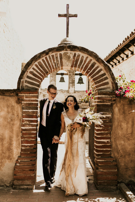 Spanish-Inspired foodie wedding at Serra Plaza in San Juan Capistrano