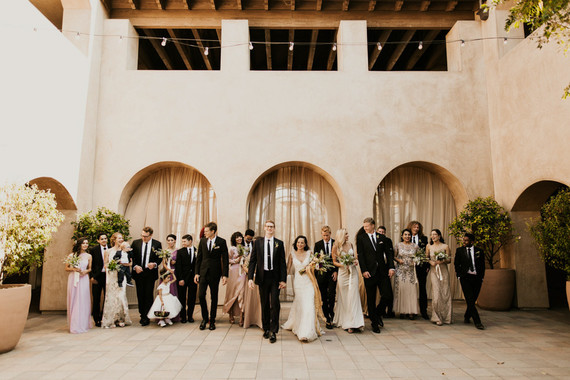 Spanish-Inspired foodie wedding at Serra Plaza in San Juan Capistrano