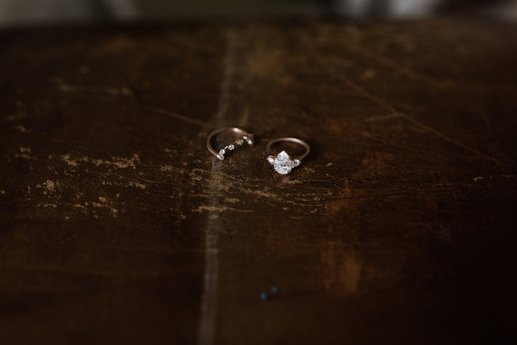 Moody modern wedding at Cherry Hollow Farms in Atlanta