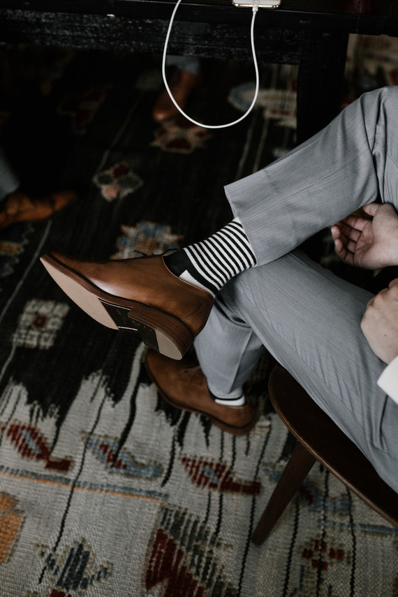 Moody modern wedding at Cherry Hollow Farms in Atlanta