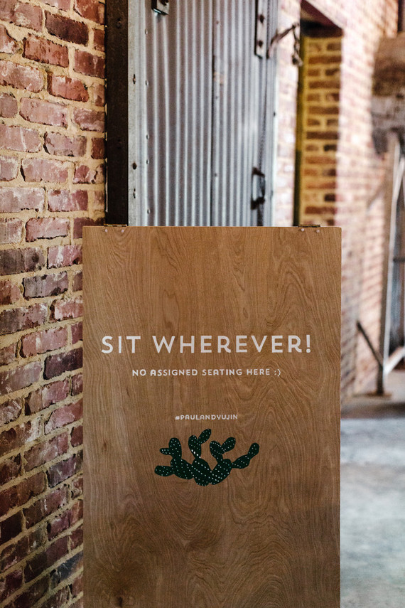 Moody modern wedding at Cherry Hollow Farms in Atlanta