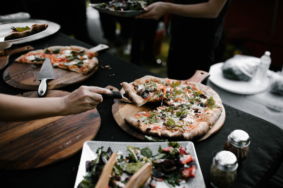 Moody modern wedding at Cherry Hollow Farms in Atlanta