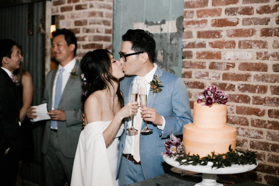 Moody modern wedding at Cherry Hollow Farms in Atlanta